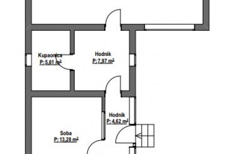 Valpovo, kuća u ulici Lj. Gaja, izvrsna lokacija, 145,43 m2